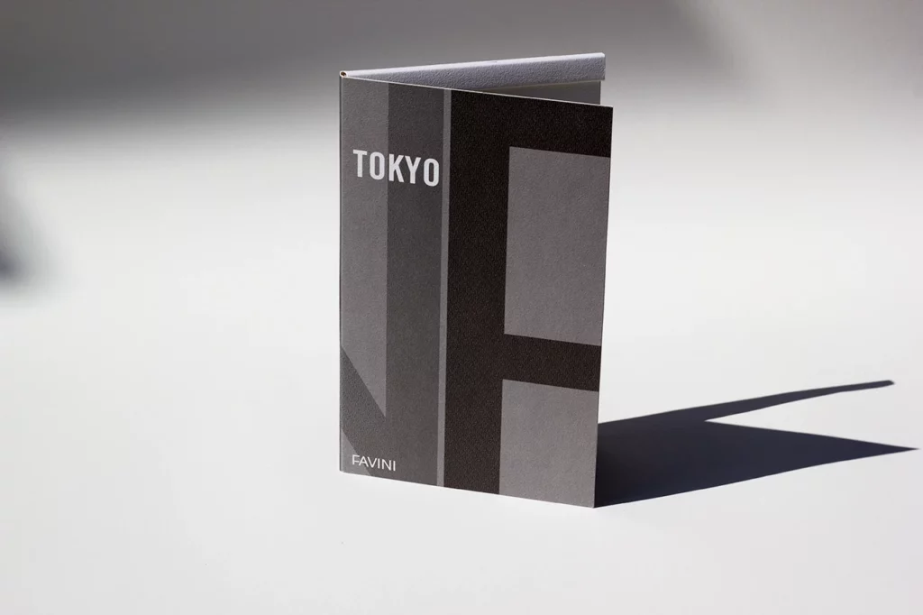 Nuancier de papier de création de la gamme Tokyo de chez Favini, entre raffinement italien et inspiration japonaise